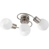 LINDBY Plafonnier , Ciala, dimmable, Métallique, Salon / séjour, Verre, Moderne