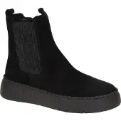 Gabor Bottines à lacets 'Schnürstiefel Damen 73-540-17 Echtleder in schwarz' noir