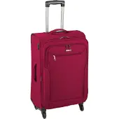 D & n lederwaren Ensemble de bagages vert clair / rouge
