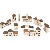 Goki Wooden Building Blocks City, 70 pcs.