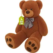 Monzana Nounours Teddy L 50cm brun