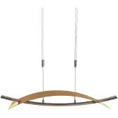 LUCANDE Suspension , Marija, dimmable, Or / laiton, Salon / séjour, Métal, Moderne