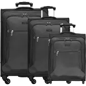 D & n lederwaren Ensemble de bagages noir