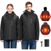 Vevor Veste Chauffante Homme avec Batterie 7,4 V