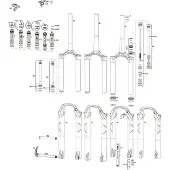 RockShox Bloq M Control Xx Wc Sid Eyelet Kit Noir