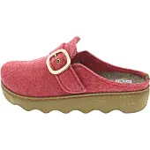 Rohde Chaussons d'intérieur pour femmes, couleur rouge, style décontracté
