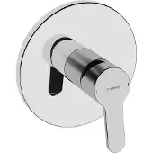 Hansa Robinet de douche Hansaprimo, kit de montage final, encastré, rosace ronde, 89919003