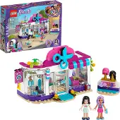 LEGO 41391 Friends Salon de coiffure de Heartlake City Set avec la mini poupée Emma, jouet de coiffure à partir de 6 ans