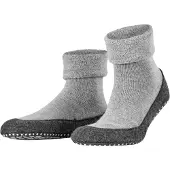 Falke Chaussons unies - Cosyshoe SO CP, pantoufles, antidérapants, couleur unie gris clair 45-46