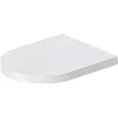 Duravit Siège de WC ME by Starck, charnières en acier inoxydable, avec dispositif d'abaissement au