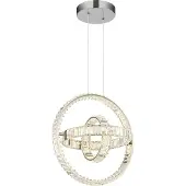Globo Lampe pendante unique Neil Chrome