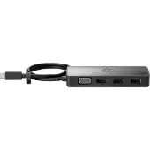 HP Hub de voyage USB-C G2 - Câblé - USB 3.2 Gen 1 (3.1 Gen 1) Type-C - noir - Chine - 107 mm - 41 mm (235N8AA)