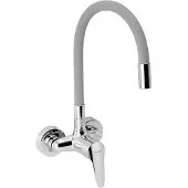 Ferro Mitigeur d'évier avec bras flexible Titania Iris Nouveau chrome 94484,0S