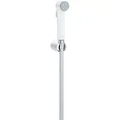 GROHE Douchette hygiène intime + support mural Tempesta-F Trigger Spray - 1 jet - blanc - chromé/blanc 27812IL1