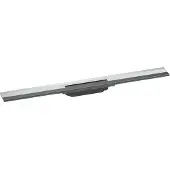 Hansgrohe RainDrain Flex kit de finition pour rigole de douche découpable 80cm chrome brillant