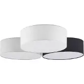 LINDBY Plafonnier , Janita, dimmable, Multicolore, Salon / séjour, Tissu / textile, Moderne