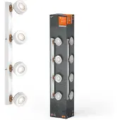 Ledvance DECOR SPOT PLUTO, 19,2W, 1.250lm, blanc, luminaire spot, têtes réglables, utilisation polyvalente, spot intérieur, couleur de lumière blanc chaud, optique de haute qualité, montage facile