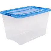 IRIS OHYAMA Boîte transparente NTB-60, transparent-blau 6298