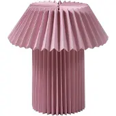LINDBY Lampe de Table , Magali, Rose / rosé, Salon / séjour, Papier / carton