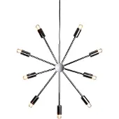Star Trading Lampe à suspendre métal Pix Star chromé 9 BS