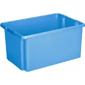 Sunware Bac gerbable et emboîtable Nesta 51 L bleu 59,5 x 39,5 x 28 cm