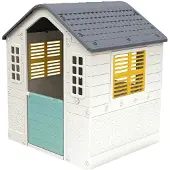 DOLU Maison d'enfant avec portes pour animaux