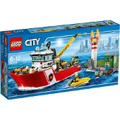 LEGO City 60109 Le bateau des pompiers