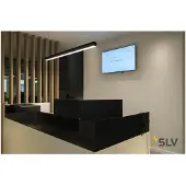 SLV Glenos 1M, suspension, noir, 3000K, forme allongée
