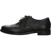 Waldlaufer Chaussure à lacets 'Schnürschuh Herren 319007-149-001 Echtleder in schwarz' noir