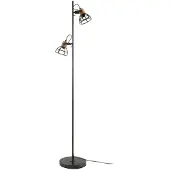 LINDBY - Arinthea Lampadaire Wood/Black