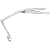 MAUL lampe de table MAULcraft duo LED 6.500 K dimmable pied à pince blanc