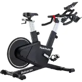 Tunturi Vélo Sprinter Platinum S20 - Vélo de fitness - Entraîneur de vélo d'intérieur ajustable - Entrée basse - Bluetooth - Résistance électrique