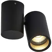 Arcchio Plafonnier , Gesina, dimmable, Noir, Salon / séjour, Métal, Moderne
