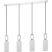 Eglo Lampe suspendue moderne Majana 4 lumières - verre