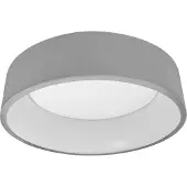 Osram Plafonnier LED SMART+ Matter Cylinder gris 450 mm, 24 W, 930 lm, TW 3000-6500 K, WiFi, Alexa, PMMA