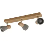 LINDBY Plafonnier , Filiz, dimmable, Gris, Chambre à coucher, Béton, Scandinave