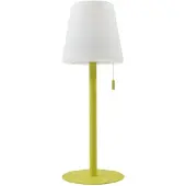 LINDBY - Azalea LED Portable Lampe de Table IP44 Blanc/Jaune