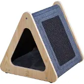 D & D Maison pour chat Toto noir/bleu