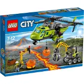 LEGO City 60123 L'hélicoptère d'approvisionnement du volcan