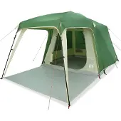 vidaXL Tente de camping avec auvent 5 personnes Vert Etanche