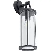 LUCANDE Luminaires d'extérieur , Emmeline, dimmable, Noir, Terrasse, Aluminium, Moderne