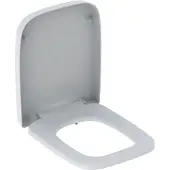 Keramag Siège de WC Geberit Renova Nr.1 Plan, avec couvercle, blanc, 572110000