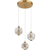 Globo Lampe pendante à 3 lampes Virina or Ø 65cm