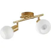 LINDBY Plafonnier , ELAINA, dimmable, Or / laiton, Salon / séjour, Métal, Moderne