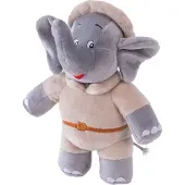 Jazwares Benjamin Blümchen - Peluche avec son (22 cm) Benjamin en safari