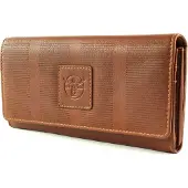 Chiemsee porte-monnaie Haiti Wallet with Flap Cognac brun