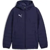 Puma Veste d’hiver 'TeamAdditions' bleu foncé / blanc