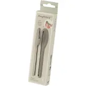 Berghoff Couverts de voyage, gris - Acier inoxydable - |Leo Line