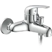 Schutte Robinetterie de baignoire MAGNA, mitigeur de baignoire, robinet de salle de bains, robinetterie de baignoire en chrome