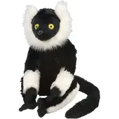 Sonstige Verlage Wild Republic - Animaux en peluche - Cuddlekins - Vari noir et blanc